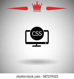 CSS icon. Programming language