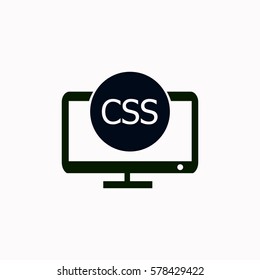CSS  icon. Vector design.