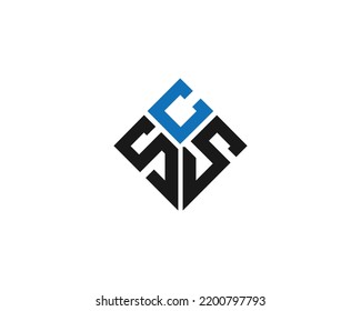 CSS And SSC Minimalist Unique Modern Flat Abstract Logo Design Vector.