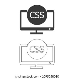 CSS vector  icon.