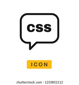 Css vector icon