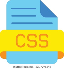 Css vector icon. Can be used for printing, mobile and web applications.