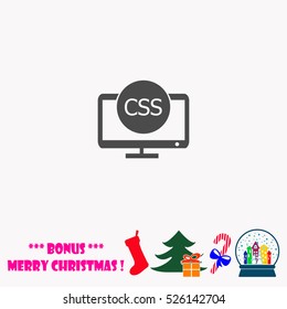 CSS  vector illustration.