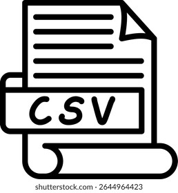 Arquivo de planilha de valores separados por vírgula CSV