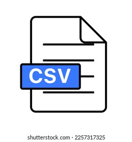 CSV file. Comma-separated values file. Vector.
