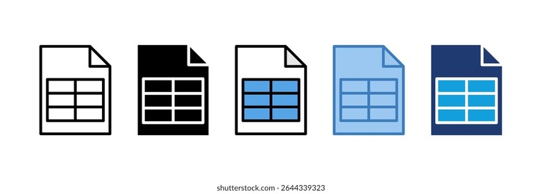 Csv File Icon Element For Design