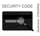 CSV security code is located on a typical credit card.  Back side of the credit card with CVV security code
