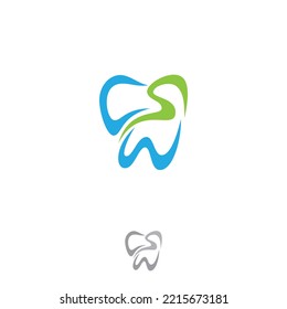 CSW letter for dental care clinic hospital logo design. Vector illustration EPS.8 EPS.10