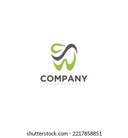 CSW letter for dental care clinic hospital logo design. Vector illustration EPS.8 EPS.10