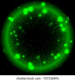 ct background - illustration of big explosion, catastrophe. Big bang.