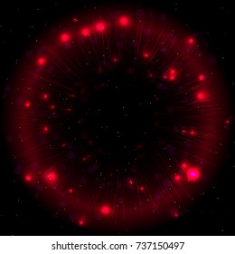 ct background - illustration of big explosion, catastrophe. Big bang.