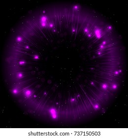 ct background - illustration of big explosion, catastrophe. Big bang.