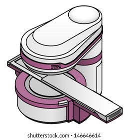 A CT / CAT / MRI scanner.