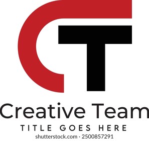 CT Creative Team Logo Vector