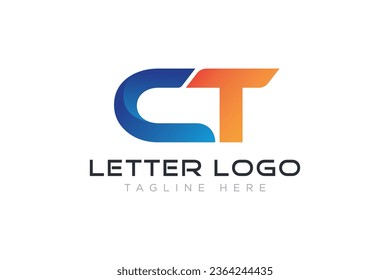 Abstraktes Symbol für CT-Buchstaben