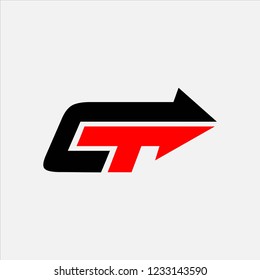 CT Letter Speed Logo
