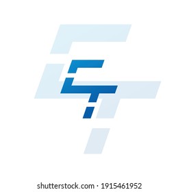 CT Letter Vector Logo Template