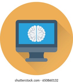 CT Scan Colored Vector Icon