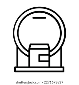 Diseño de iconos de exploración de CT para uso personal y comercial