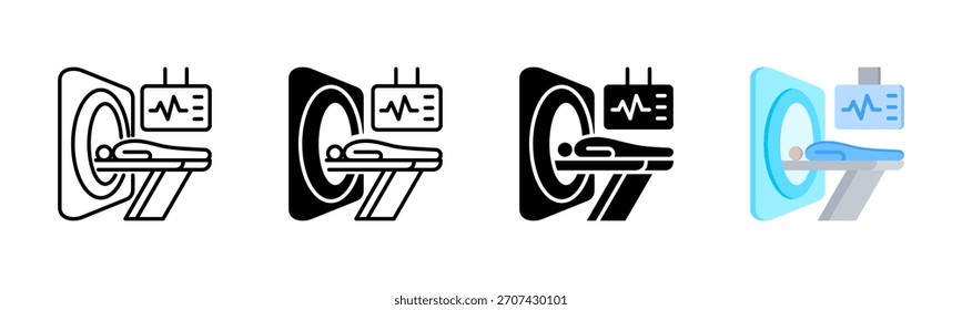 Ct Scan Icon, Multi Styles Icon Set