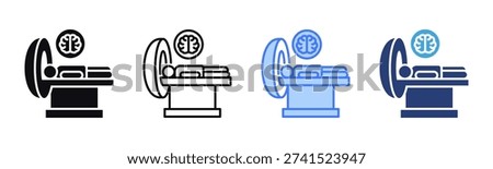 Ct Scan icon sheet multiple style collection