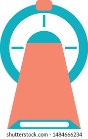 CT Scan trendy icon on white background for web graphic
