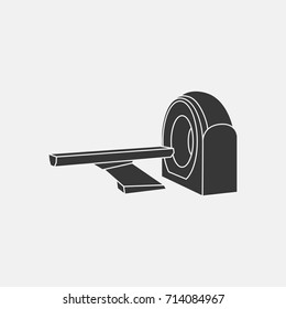 CT Scanner Machine Icon Vector Symbol