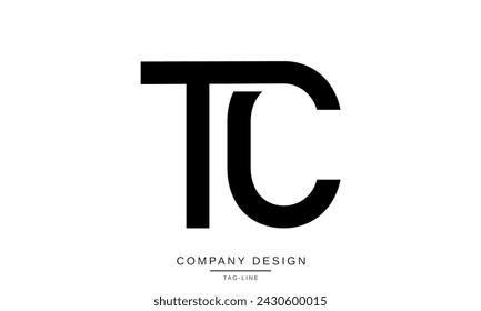 CT, TC Abstract Letters Logo Monogram Design Icon
