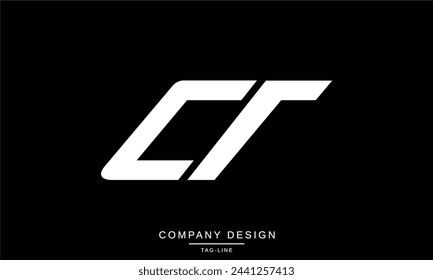 CT, TC Abstract Lettres Logo Monogramme Création Image Vectorielle