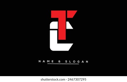CT, TC Abstract Letters Logo Monogram