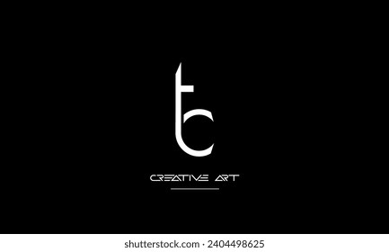 CT, TC, C, T abstract letters logo monogram