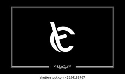 CT, TC, C, T, Letras abstratas Monograma de logotipo
