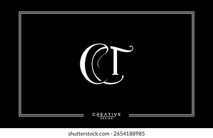 CT, TC, C, T, Abstract Letters Logo Monogram