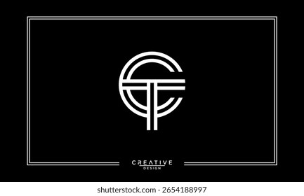 CT, TC, C, T, Abstract Letters Logo Monogram