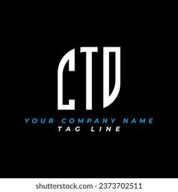 CTD Brief Logo kreatives Design mit Vektorgrafik, Abc einfach und modern Logo Design. Pro Vektor
