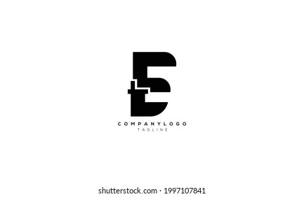 CTE Abstract initial monogram letter alphabet logo design svg