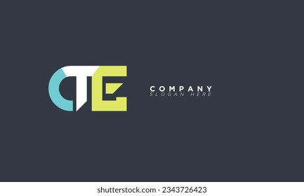 CTE Alphabet letters Initials Monogram logo  svg