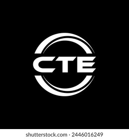 CTE Letter Logo Design, Inspiration for a Unique Identity. Modern Elegance and Creative Design. Watermark Your Success with the Striking this Logo. svg