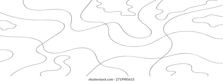 Fondo de Vector abstracto ondulado de línea delgada