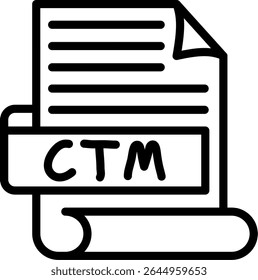 CTM computed tomography medical image format