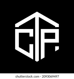 CTP Unique abstract geometric vector logo design.