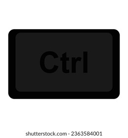 diseño de ilustración de vector de icono de ctrl