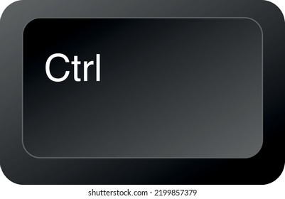 Ctrl Key Button Vector Image Stock Vector (Royalty Free) 2199857379 ...