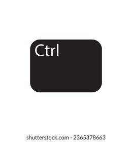 ctrl key icon vector template illustration logo design