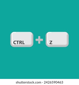 Ctrl Z is used as a shortcut to Undo