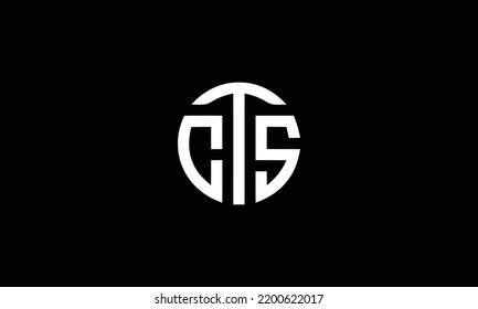 CTS Initial logo template vector