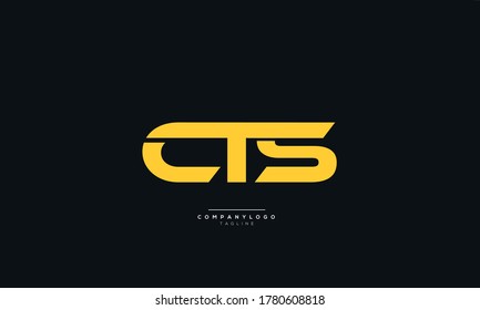 CTS Letter Business Logo Design Alphabet Icon Vector Symbol