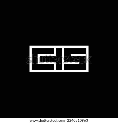 CTS logo, TCS logo, STC logo. Simple, monogram logo