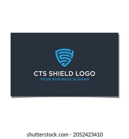 CTS SHIELD LOGO DESIGN VECTOR