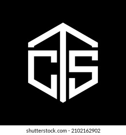 CTS Unique abstract geometric vector logo design.
